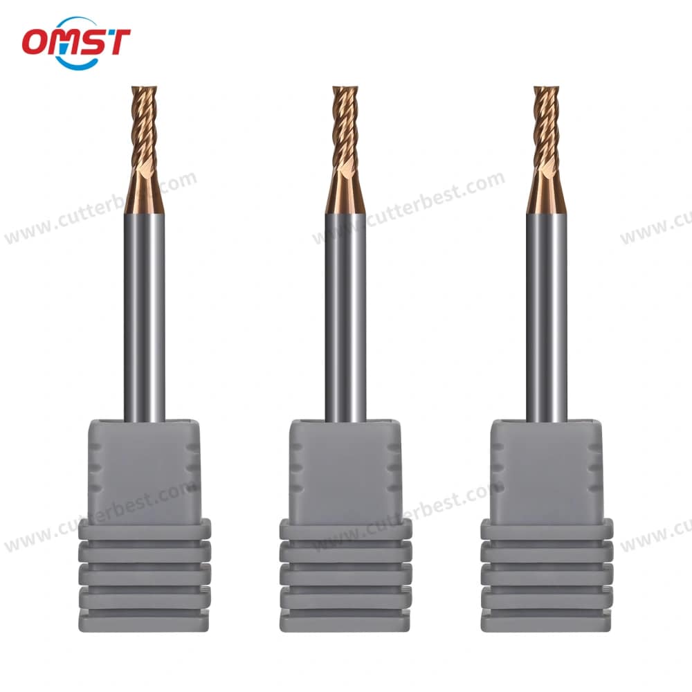 كربيد 4 مطاحن نهاية الفلوت للتصنيع باستخدام الحاسب الآلي الدقيق