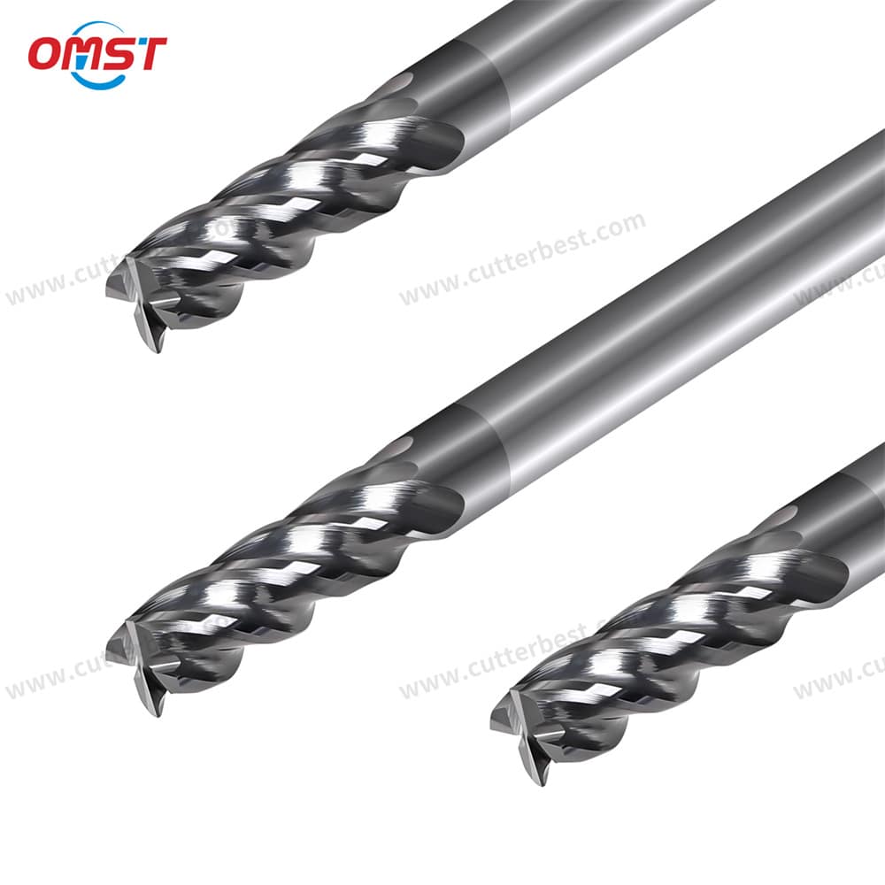 Premium 4 Flute End Mills for Steel & Aluminum Machining