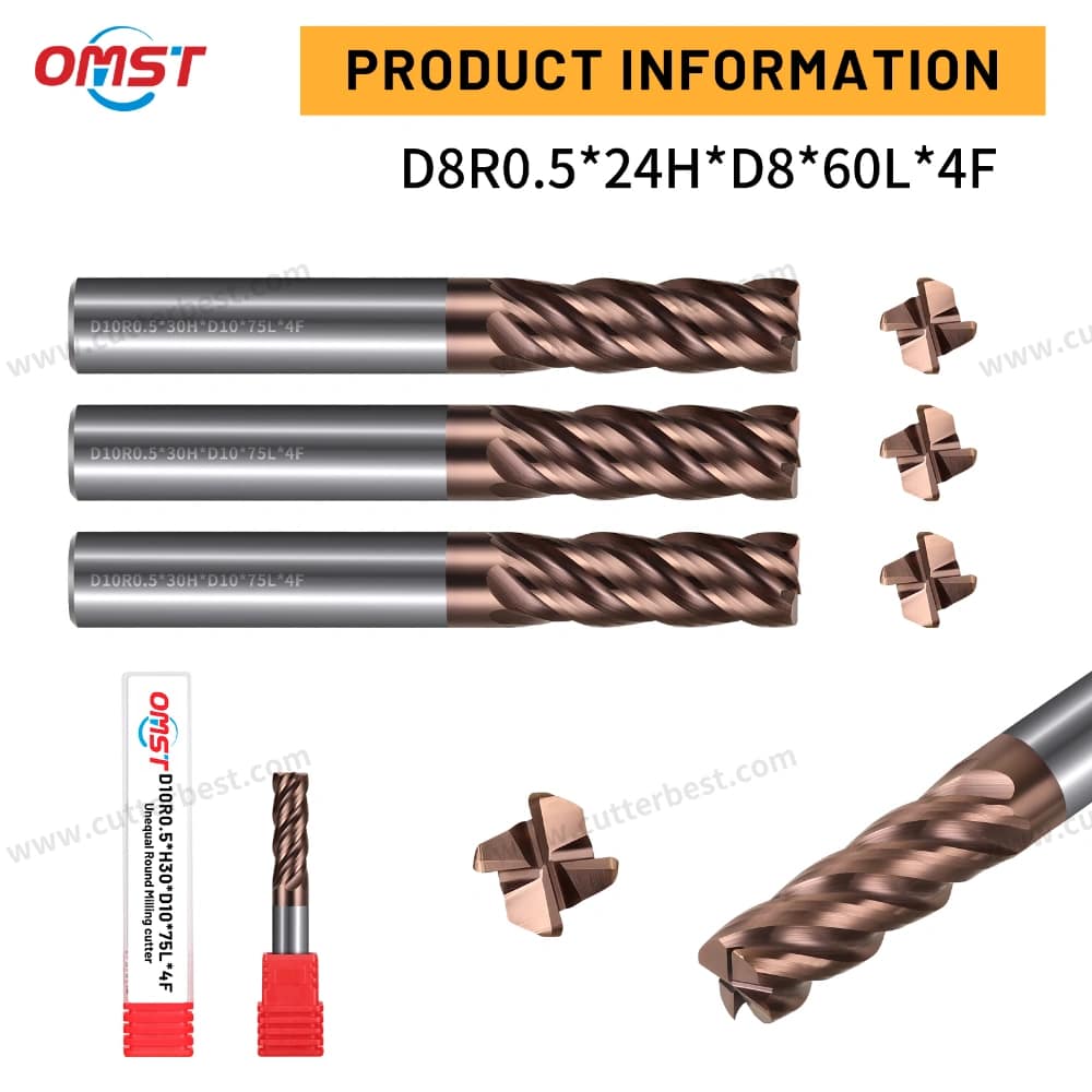 60 디그리 엔드밀: 정밀 가공을 위한 고속 초경 절삭 공구