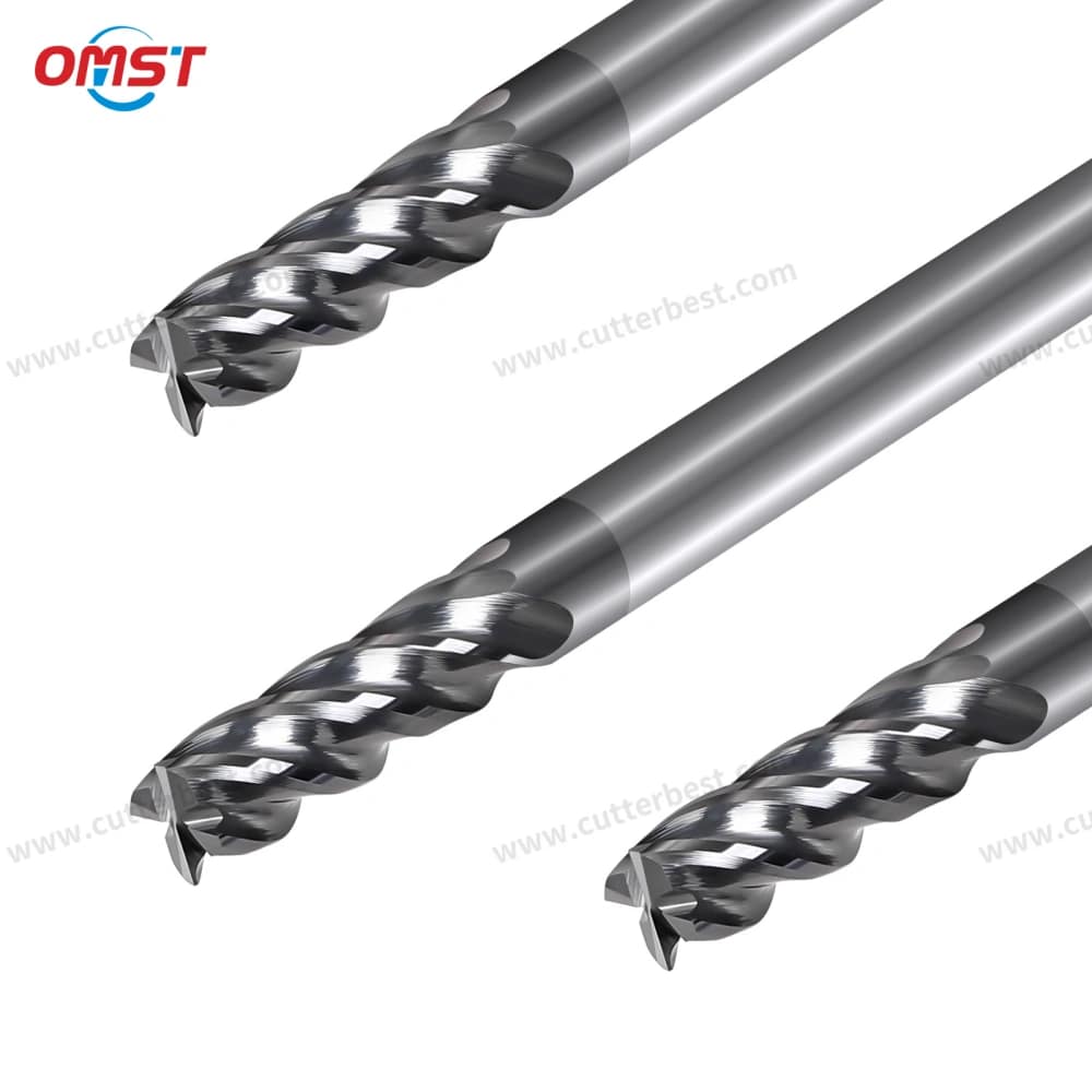 4 Flute End Mill for CNC Machining of Steel & Acciaio inossidabile