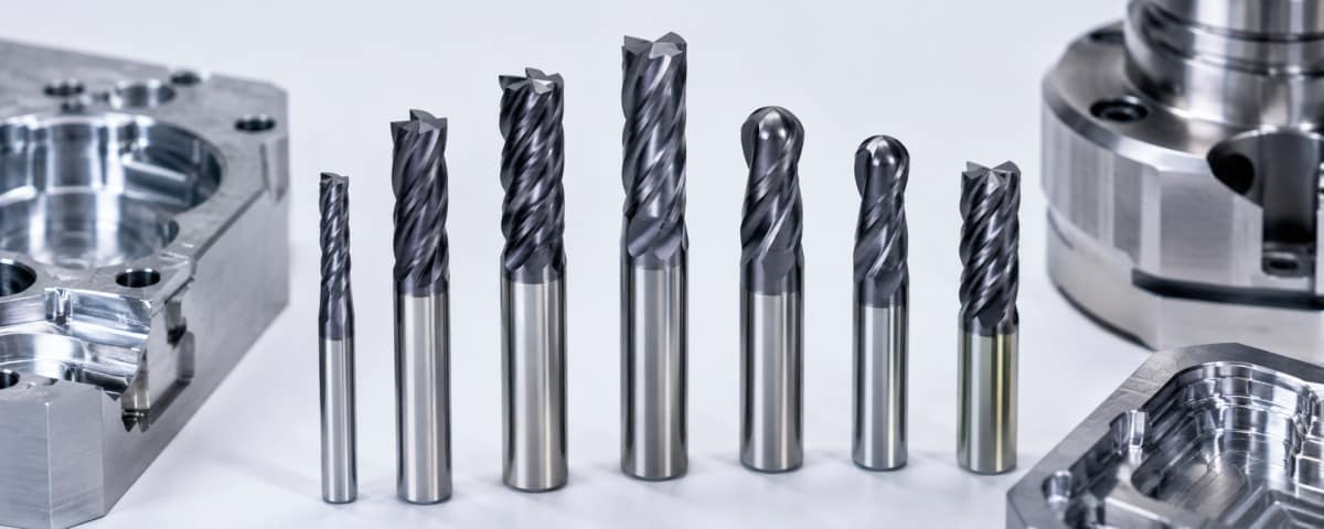 custom diamond coated end mill geometry
