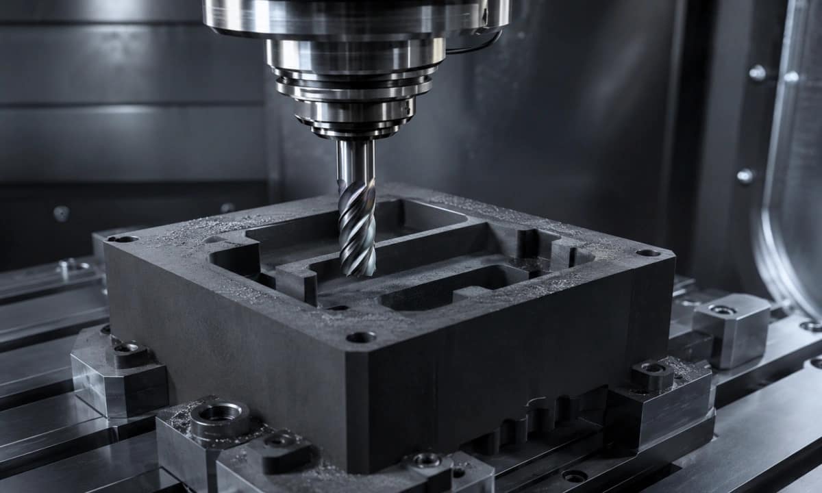 diamond coated end mill for graphite electrode milling