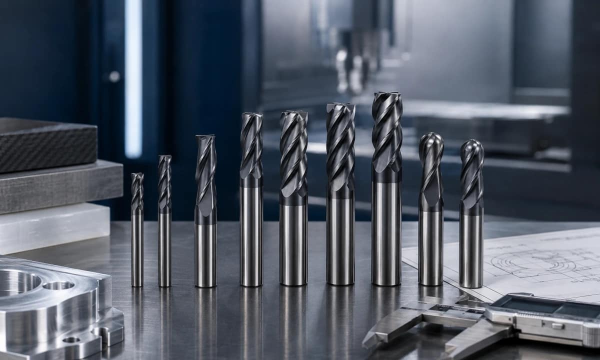 diamond coated end mill geometry and tool selection