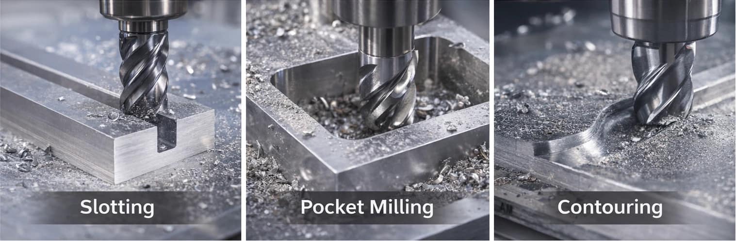 end milling operations