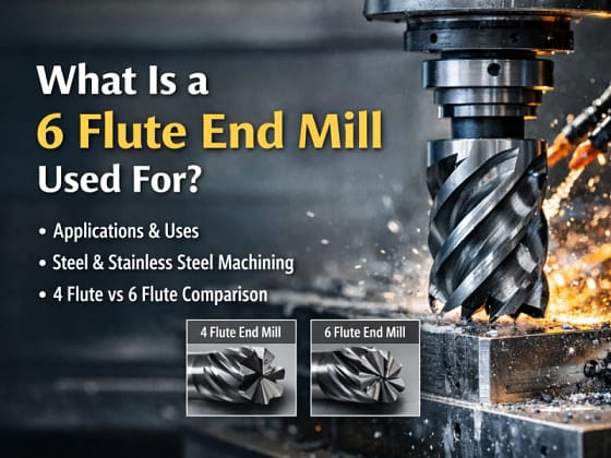 What Is a 6 Flute End Mill Used For