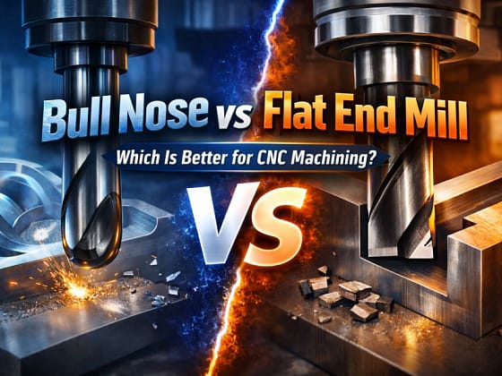 bull nose vs flat end mill for CNC machining